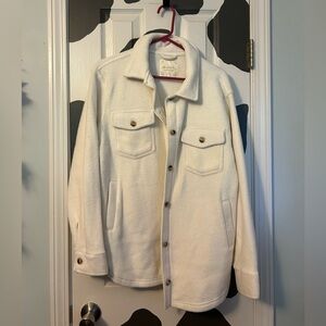 Altar'd State Cream Button Up Jacket